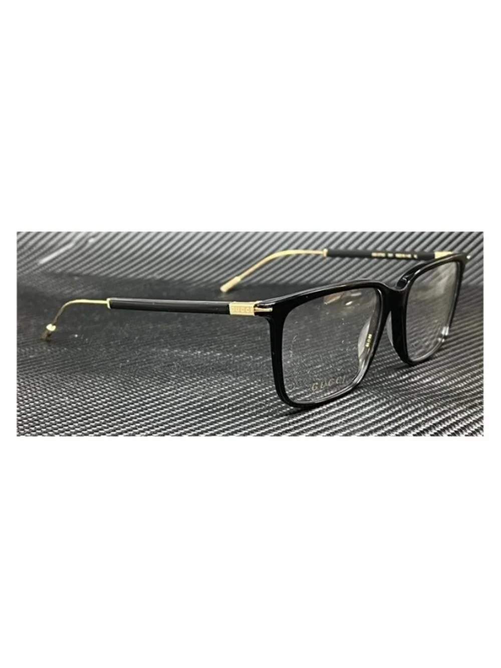 New Gucci Men Black Eyeglasses 56-16-145